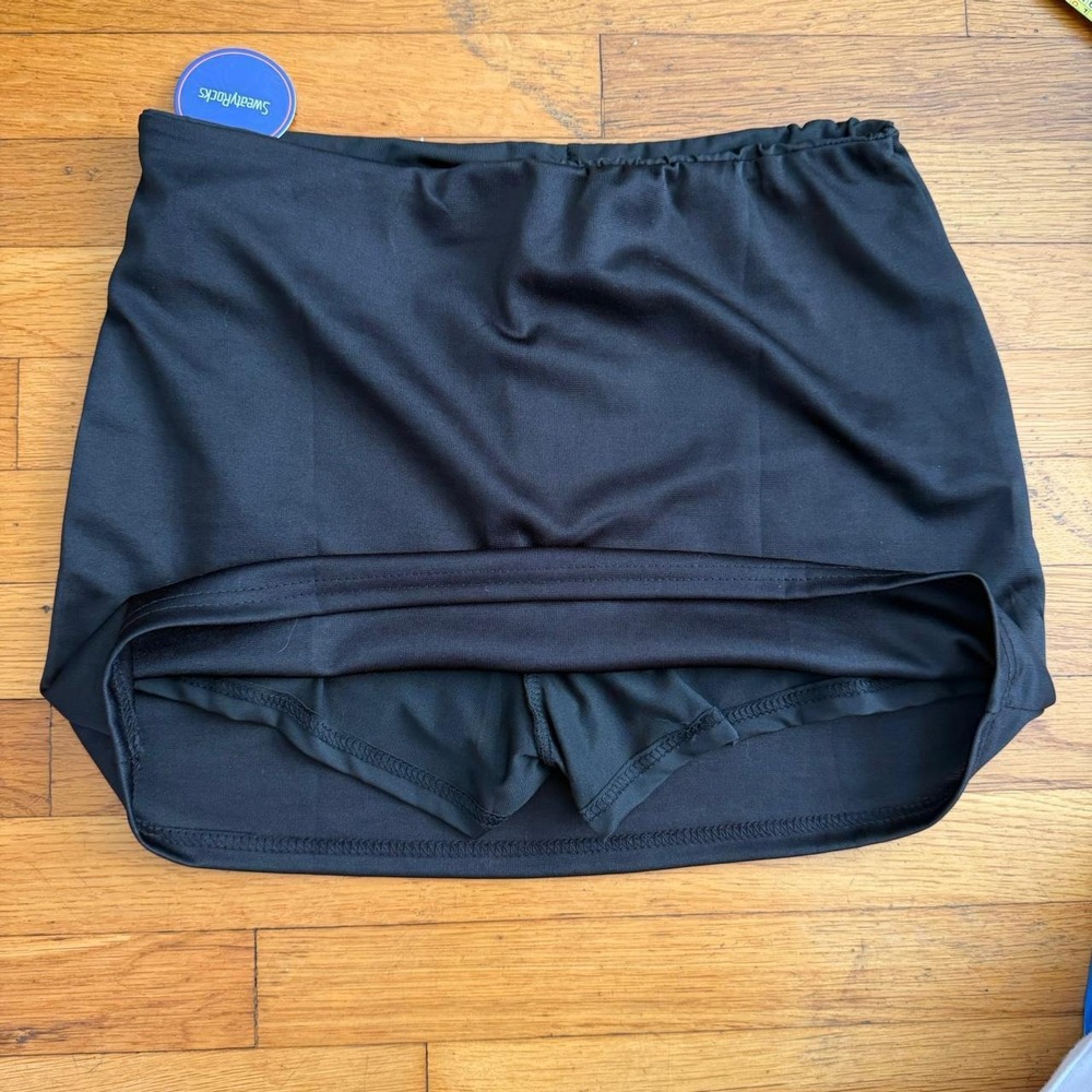 SweatyRocks Black Y2K Athleisure Mini Skort Skirt Street Style Medium